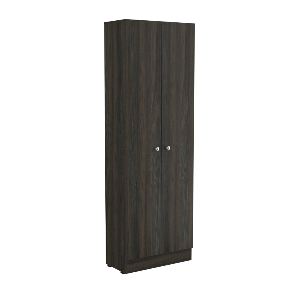 Storage Cabinet Pipestone, Five Shelves, Carbon Espresso / Black Wengue Finish
