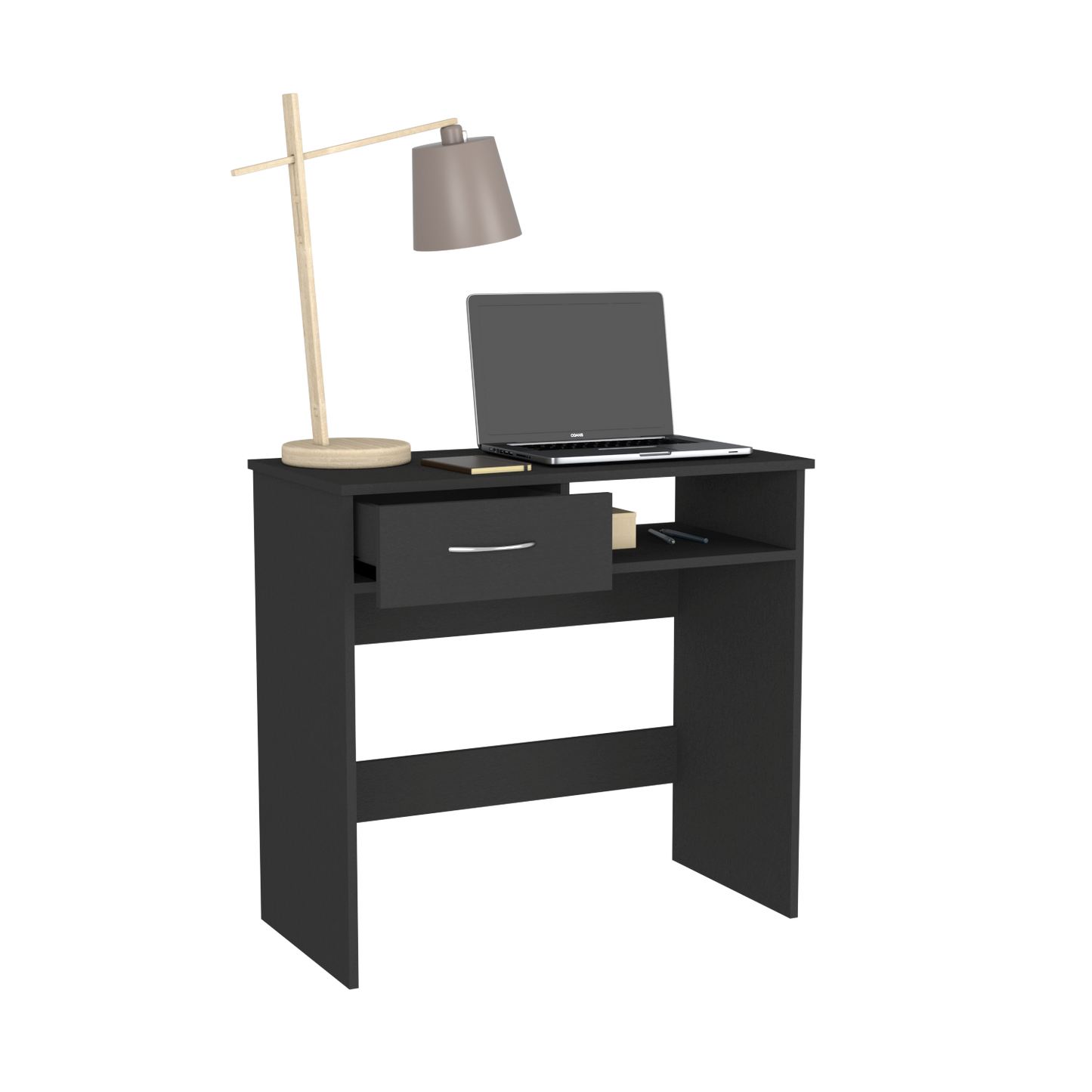 Home Office Set Caldwell, Keyboard Tray, Black Wengue Finish