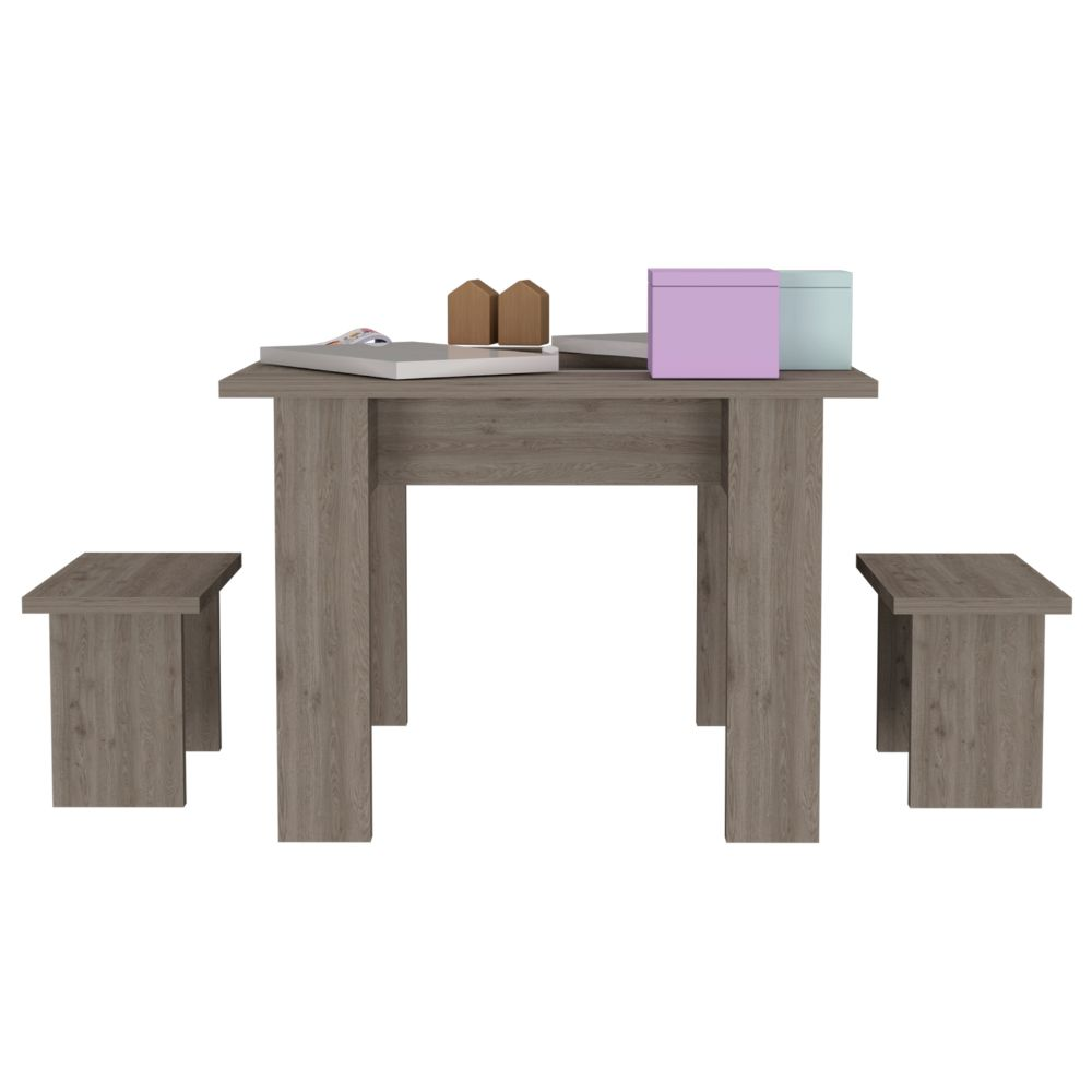 Play Activity Table Frisco, Anti Scratching, Light Gray Finish