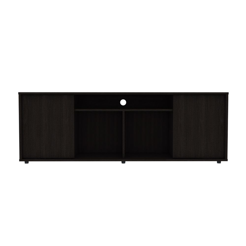 Tv Stand for TV´s up 60" Tucson, Four Shelves, Black Wengue Finish