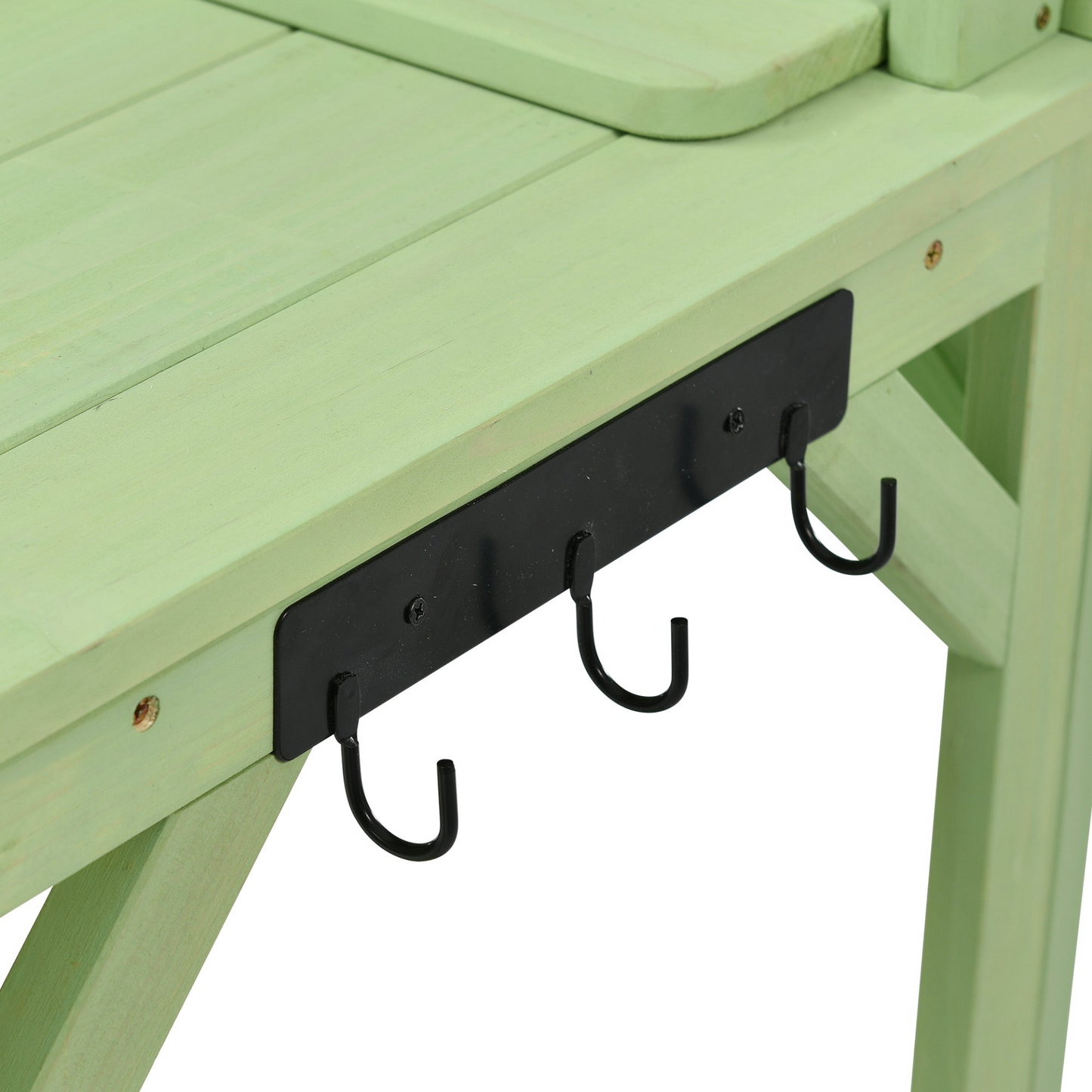 TOPMAX 64.6" Large Outdoor Potting Bench (Green)
