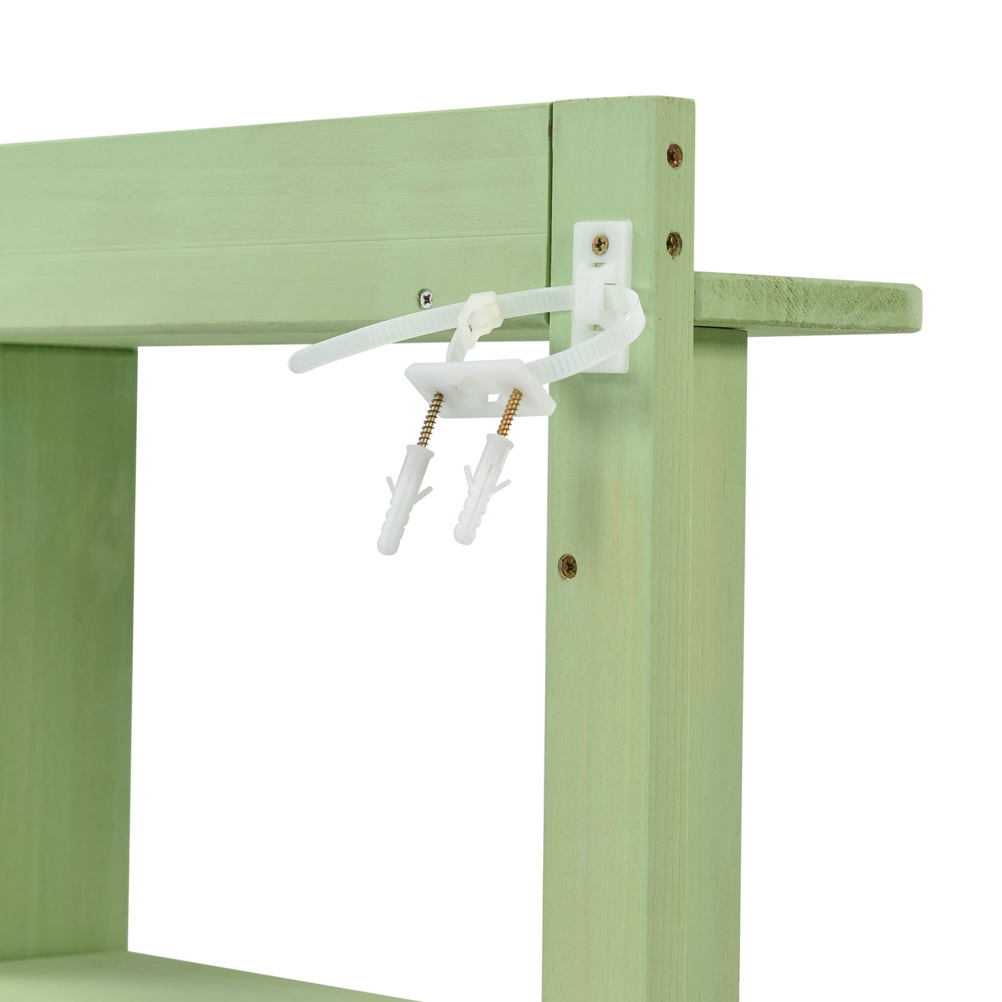 TOPMAX 64.6" Large Outdoor Potting Bench (Green)