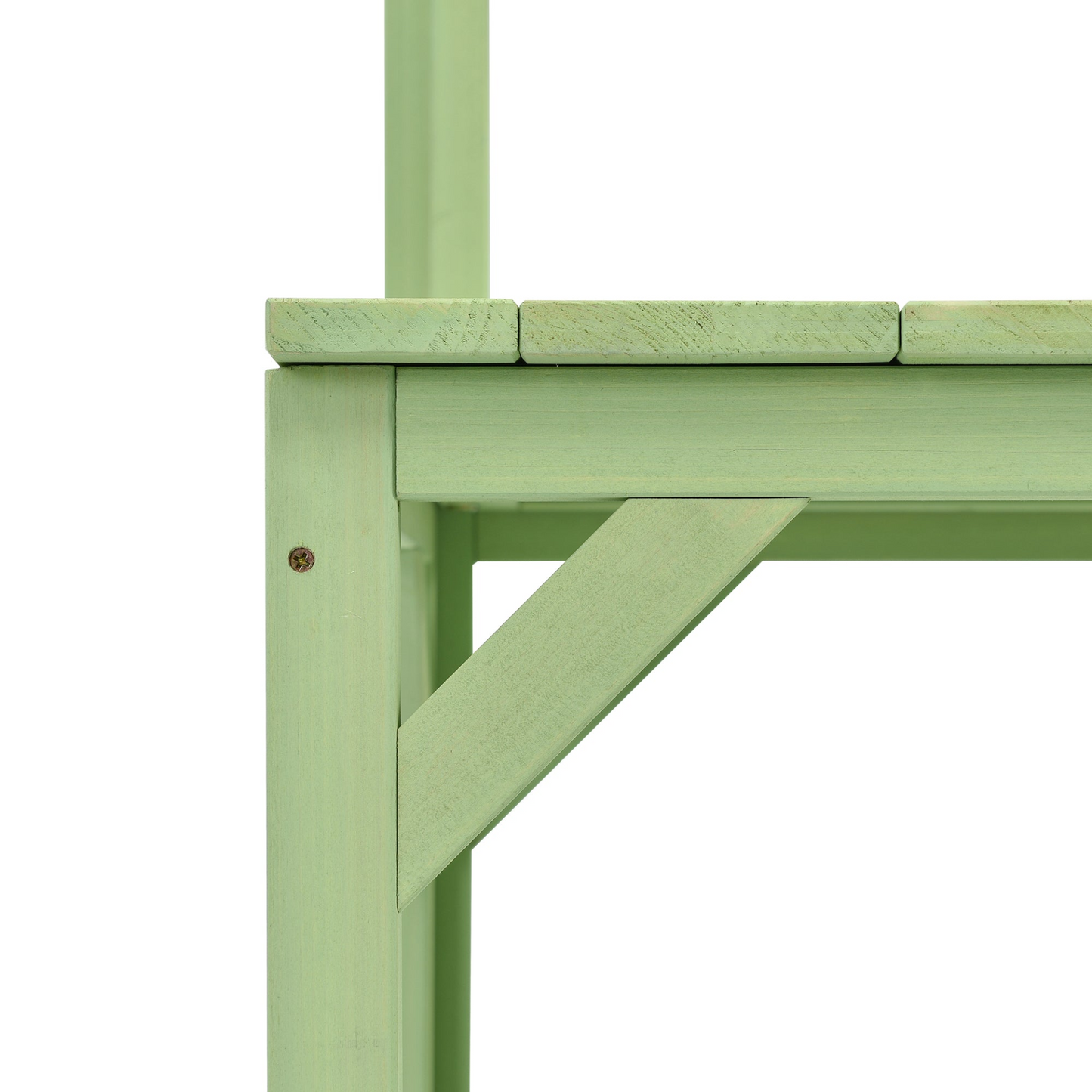 TOPMAX 64.6" Large Outdoor Potting Bench (Green)