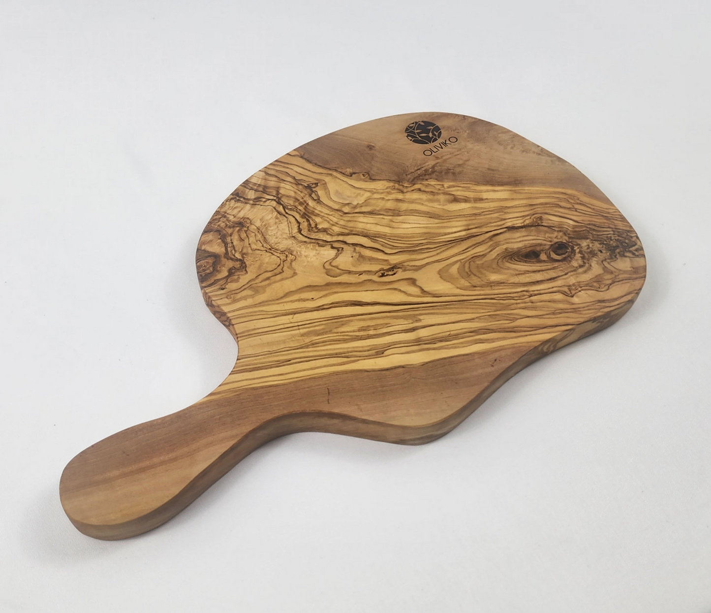 Handmade 100% Olive Wood Cutting Board, Chopping Bread, Fruit, Meat 12.5 L x 7.25 W inch / 30 L x 18 W cm