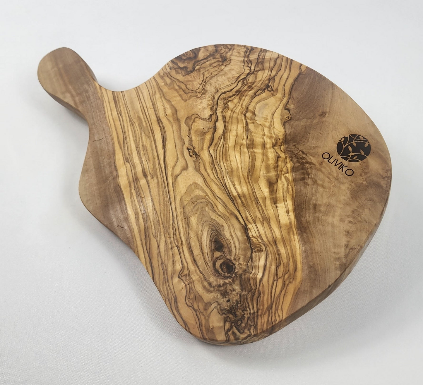 Handmade 100% Olive Wood Cutting Board, Chopping Bread, Fruit, Meat 12.5 L x 7.25 W inch / 30 L x 18 W cm