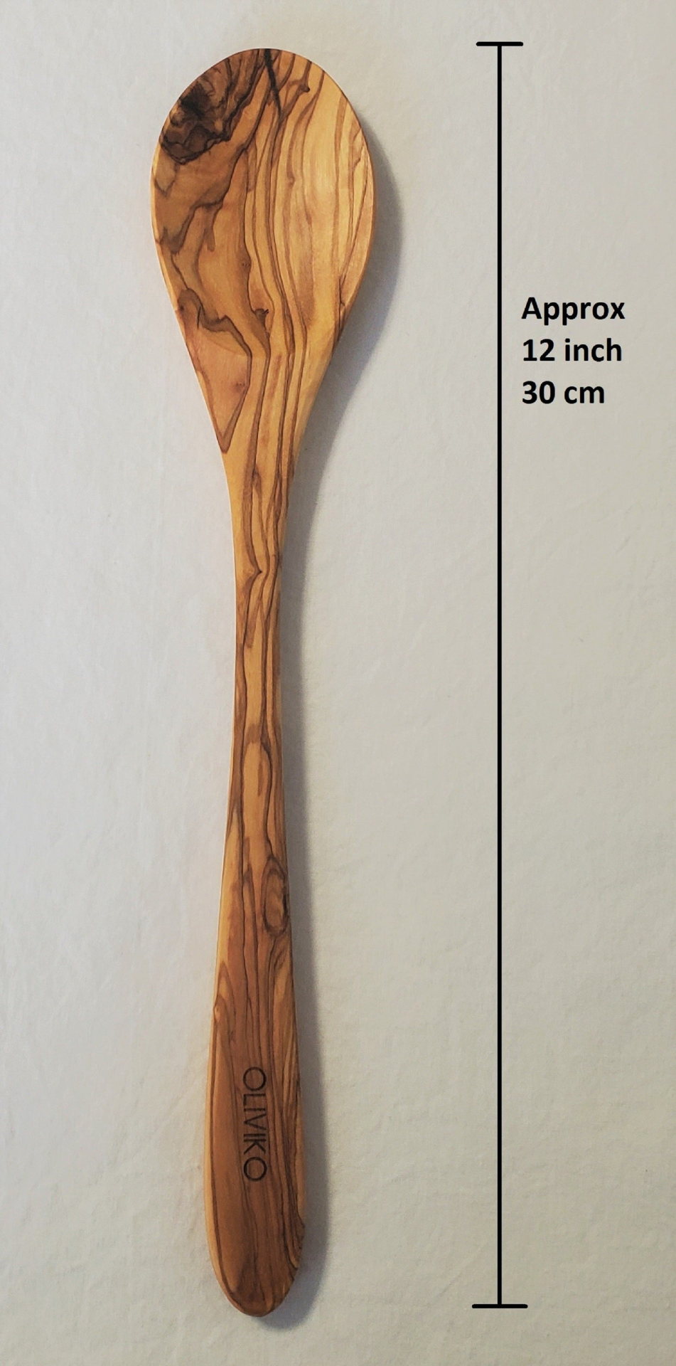Handmade Olive Wood Utensils Kit of 5 Utensils 2 Spatula + 3 Spoon 100% Olive Wood
