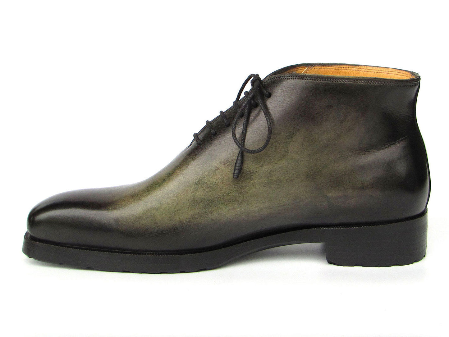 Paul Parkman Men's Green Patina Ankle Boots (ID#791GRN57)