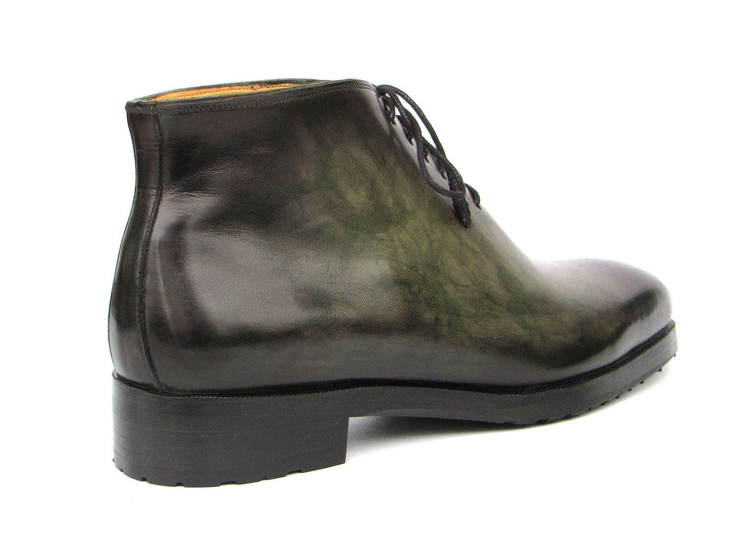 Paul Parkman Men's Green Patina Ankle Boots (ID#791GRN57)
