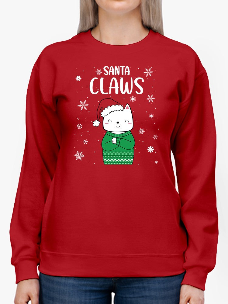 Santa Claws Women's Sweatshirt