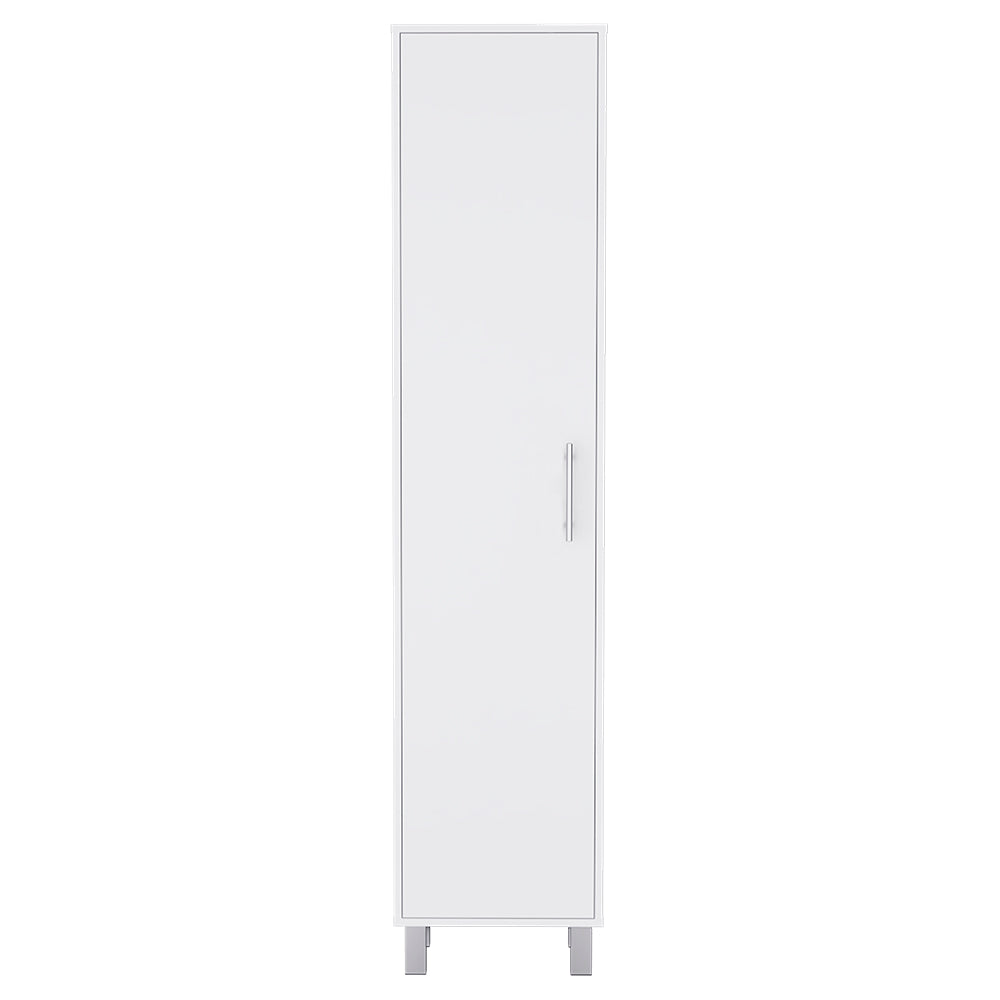 Storage Cabinet Buccan, Five Shelves, White Finish