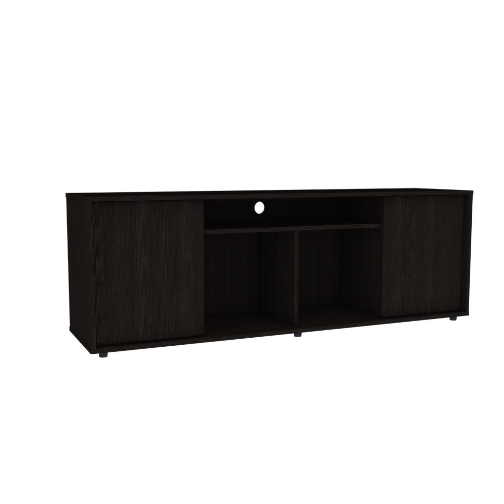 Tv Stand for TV´s up 60" Tucson, Four Shelves, Black Wengue Finish
