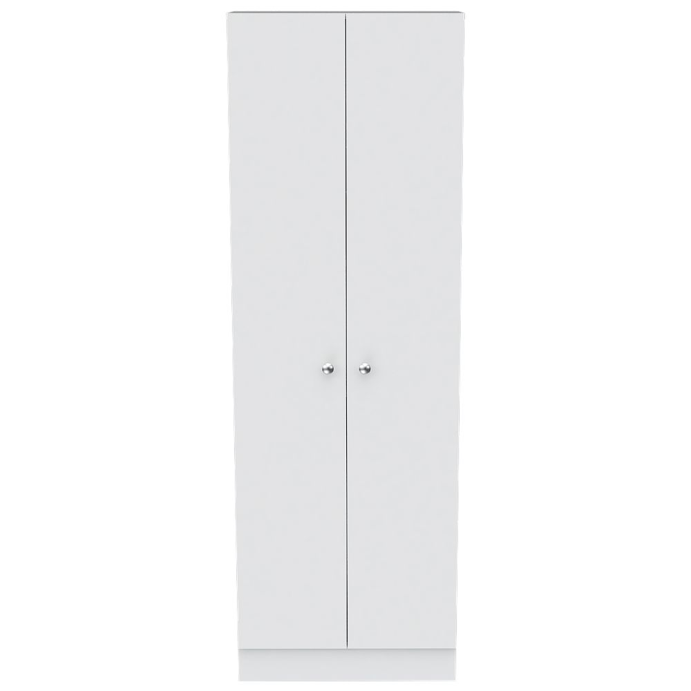 Storage Cabinet Pipestone, Double Door, White Finish