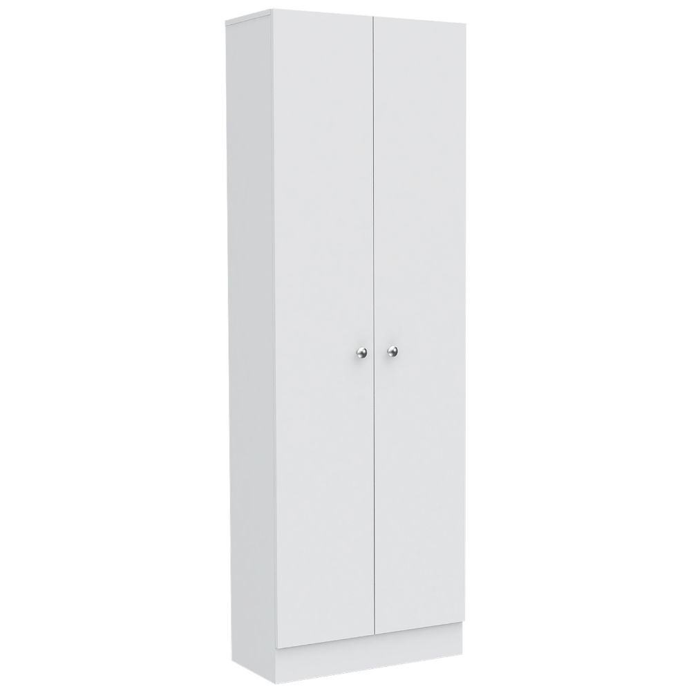 Storage Cabinet Pipestone, Double Door, White Finish