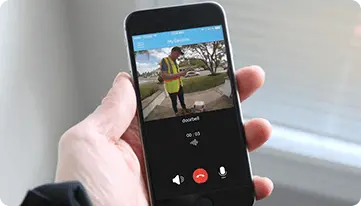 Door Ringer Intelligent Video Doorbell with Battery and Charger
