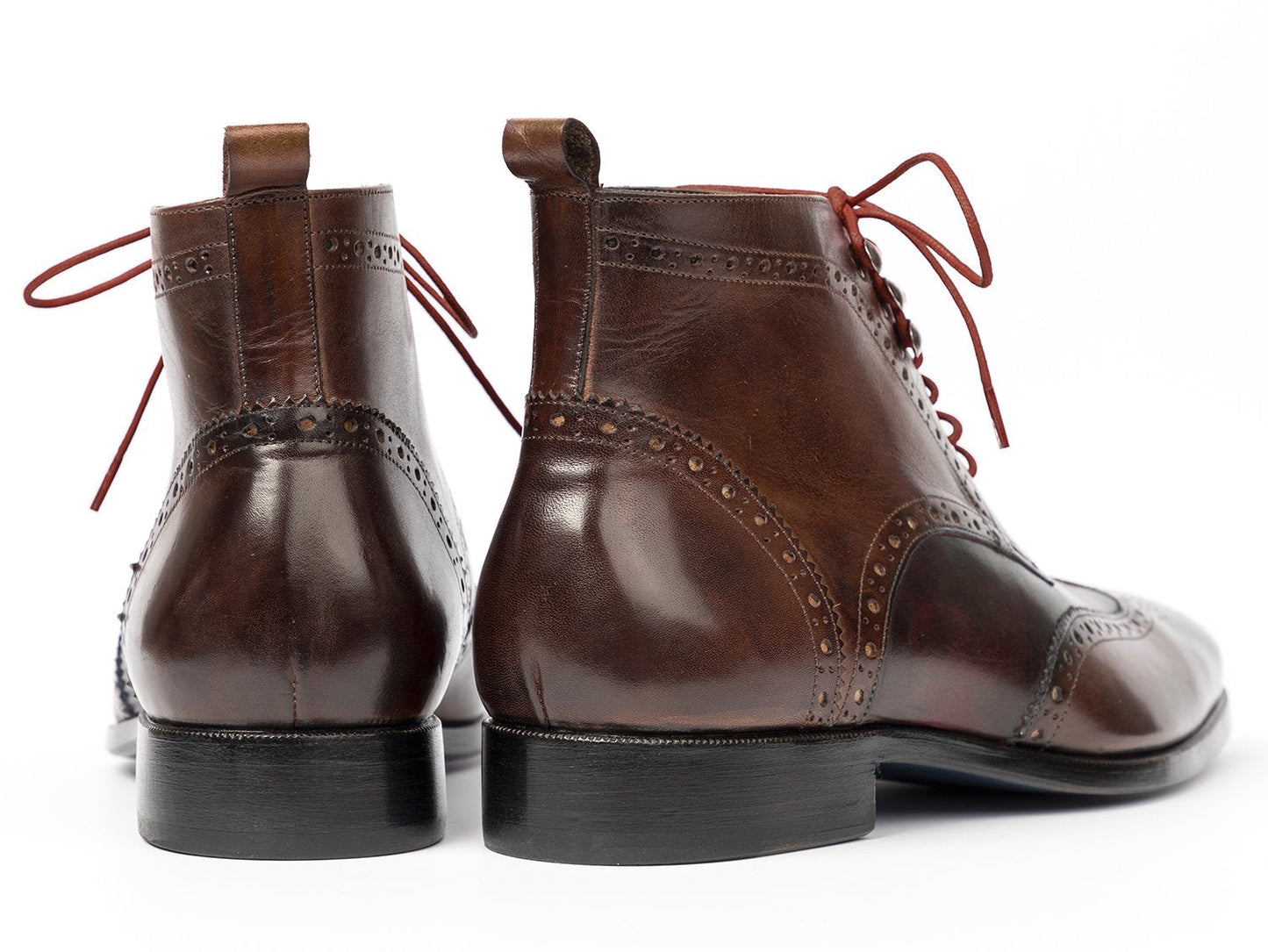 Paul Parkman Wingtip Ankle Boots Brown (ID#CH777BRW)